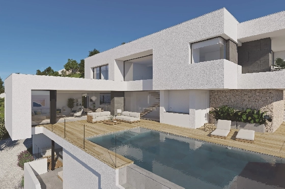 Villa in Benitachell(Cumbre del Sol) zu verkaufen, Wohnfläche 193 m², Grundstück 878 m², 3 Schlafzimmer, 3 Badezimmer, Pool, ref.: VA-23251-3