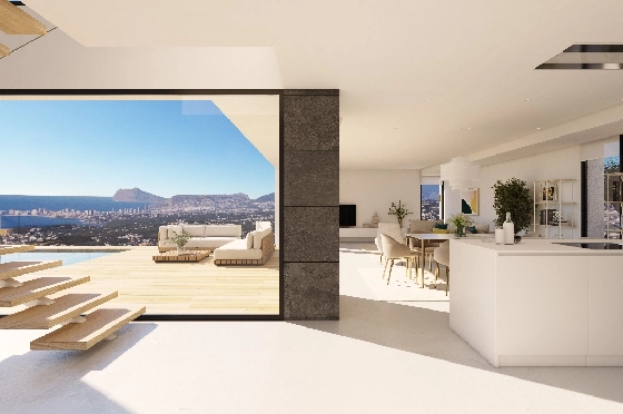 Villa in Benitachell(Cumbre del Sol) zu verkaufen, Wohnfläche 193 m², Grundstück 878 m², 3 Schlafzimmer, 3 Badezimmer, Pool, ref.: VA-23251-5