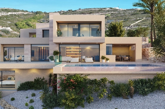 Villa in Benitachell(Cumbre del Sol) zu verkaufen, Wohnfläche 239 m², + Fussbodenheizung, Klimaanlage, Grundstück 1054 m², 4 Schlafzimmer, 5 Badezimmer, Pool, ref.: VA-24679-4