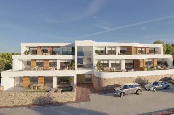 Apartment in Benitachell(Cumbre del Sol) zu verkaufen, Wohnfläche 105 m², 3 Schlafzimmer, 2 Badezimmer, Pool, ref.: VA-PG069-46