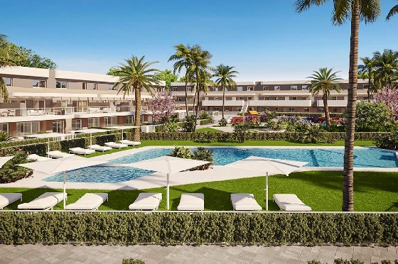 Apartment in Monforte Del Cid(Alenda Golf) zu verkaufen, Wohnfläche 81 m², Grundstück 162 m², 2 Schlafzimmer, 2 Badezimmer, Pool, ref.: TW-ALLURE-2-5
