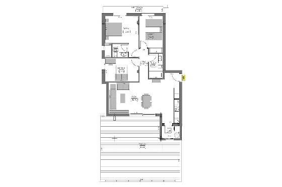 Erdgeschoss Apartment in Algorfa zu verkaufen, Wohnfläche 162 m², Zustand Erstbezug, Klimaanlage, 3 Schlafzimmer, 2 Badezimmer, Pool, ref.: HA-ARN-116-A02-9