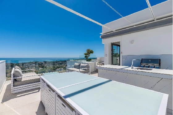 Villa in Moraira zu verkaufen, Wohnfläche 370 m², Baujahr 2022, Klimaanlage, Grundstück 813 m², 4 Schlafzimmer, 4 Badezimmer, Pool, ref.: AM-12683DR-10