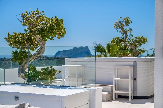 Villa in Moraira zu verkaufen, Wohnfläche 370 m², Baujahr 2022, Klimaanlage, Grundstück 813 m², 4 Schlafzimmer, 4 Badezimmer, Pool, ref.: AM-12683DR-14