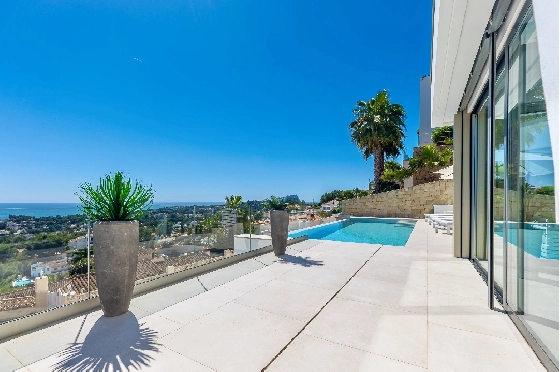 Villa in Moraira zu verkaufen, Wohnfläche 370 m², Baujahr 2022, Klimaanlage, Grundstück 813 m², 4 Schlafzimmer, 4 Badezimmer, Pool, ref.: AM-12683DR-9