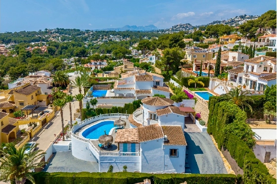 Villa in Moraira zu verkaufen, Wohnfläche 290 m², Baujahr 2003, + Ofen, Klimaanlage, Grundstück 847 m², 3 Schlafzimmer, 3 Badezimmer, Pool, ref.: AM-12692DR-7