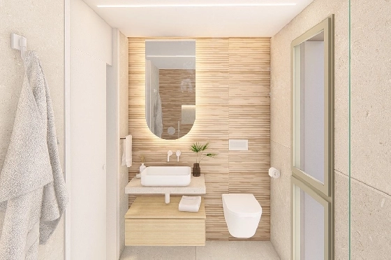 Etagen Apartment in Los Alcazares zu verkaufen, Wohnfläche 100 m², Zustand Erstbezug, Klimaanlage, 3 Schlafzimmer, 2 Badezimmer, Pool, ref.: HA-LAN-480-A03-20