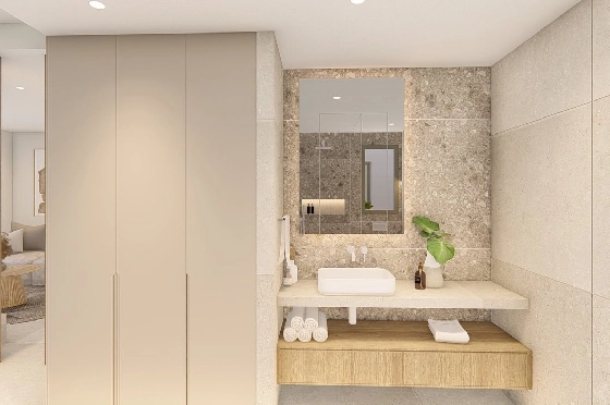 Penthouse Apartment in Los Alcazares zu verkaufen, Wohnfläche 150 m², Zustand Erstbezug, Klimaanlage, 2 Schlafzimmer, 2 Badezimmer, Pool, ref.: HA-LAN-480-A02-16