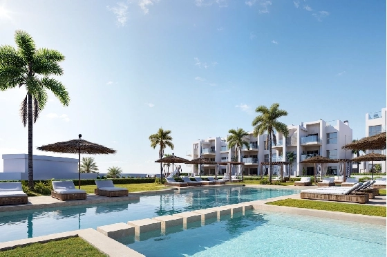Penthouse Apartment in Los Alcazares zu verkaufen, Wohnfläche 150 m², Zustand Erstbezug, Klimaanlage, 2 Schlafzimmer, 2 Badezimmer, Pool, ref.: HA-LAN-480-A02-4