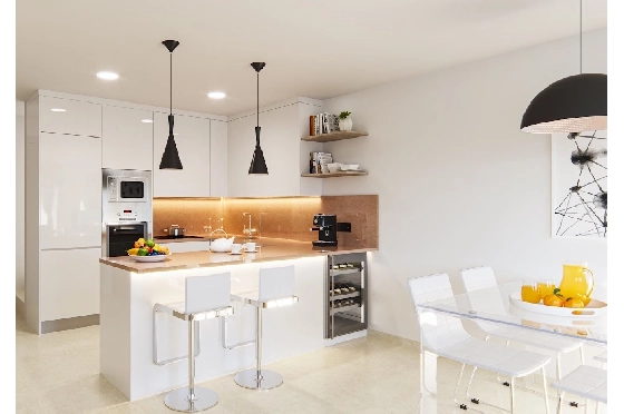 Villa in San Fulgencio zu verkaufen, Wohnfläche 108 m², Zustand Erstbezug, Klimaanlage, Grundstück 244 m², 3 Schlafzimmer, 2 Badezimmer, Pool, ref.: HA-MAN-301-E01-4
